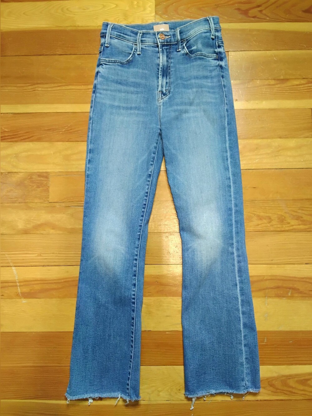 MOTHER "The Hustler Ankle Fray" Denim Jeans